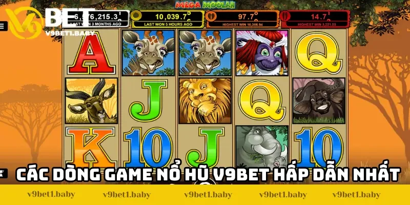 Các dòng game nổ hũ tại nhà cái hấp dẫn nhất