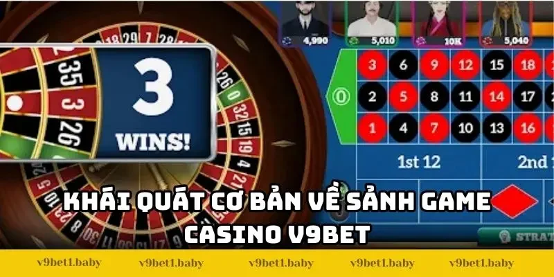 Khái quát cơ bản về sảnh game Casino V9BET
